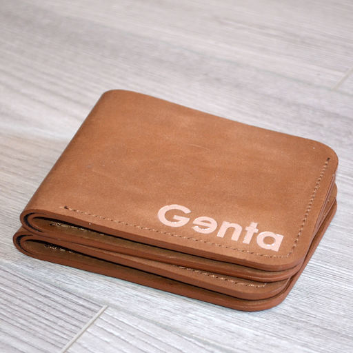 portofel de barbati slim, maro